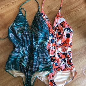 Turquoise medium one piece